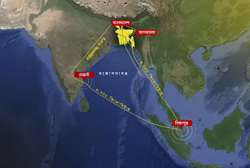 বাংলাদেশের ভেতর দিয়ে সেভেন সিস্টার্সে ব্যান্ডউইথ নেয়ার প্রস্তাব বাতিল